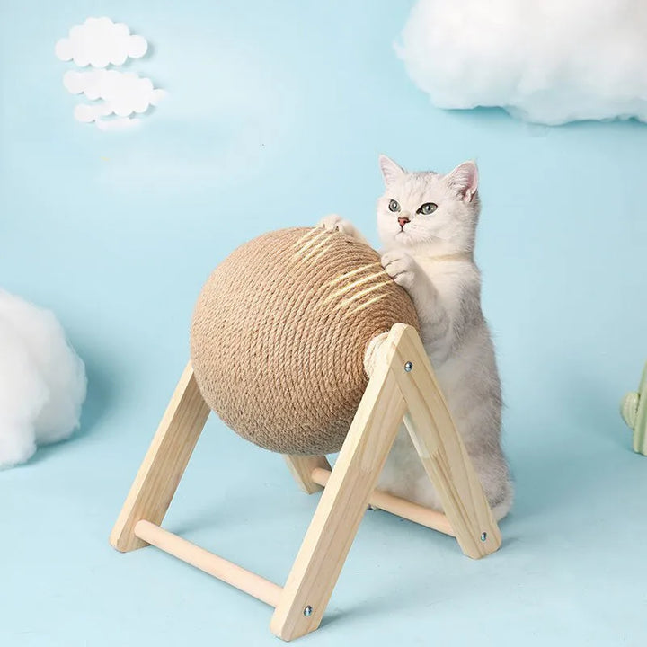 Purrfect Spin: Der interaktive Kratzbaum-Ball