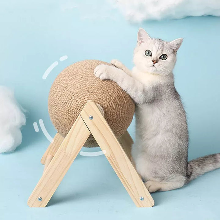 Purrfect Spin: Der interaktive Kratzbaum-Ball